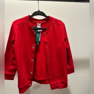 Brand New Red Boys H&M Cardigan